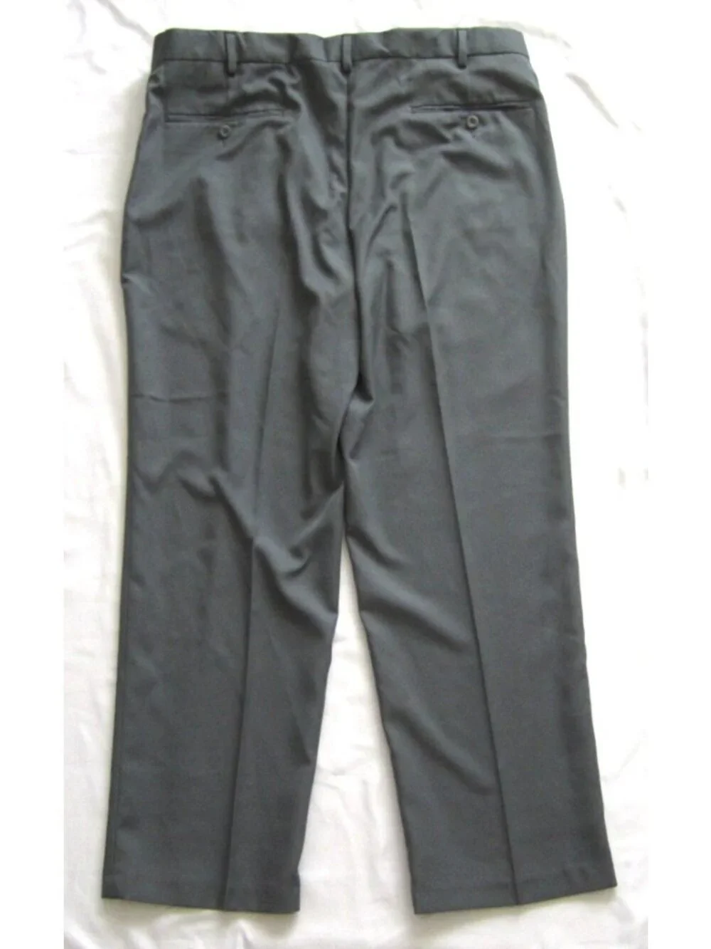 Jos. A. Bank Mens Gray Dress Pants Polyester 36 x 29 Traveler Collection (MP641)